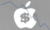 Apples aksjekurs under 400 USD