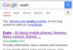 Google søk for Esato