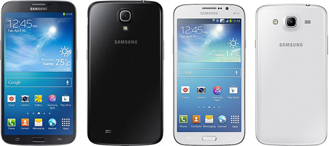 Samsung Galaxy Mega 5.8 og Galaxy Mega 6.3 er annonsert