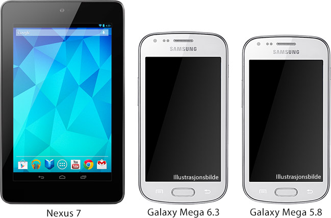 Samsung Galaxy Mega 6.3 og Galaxy Mega 5.8