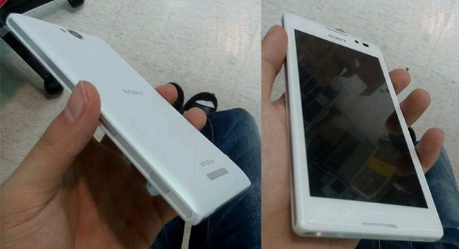 Sony Xperia S39h front og bakside