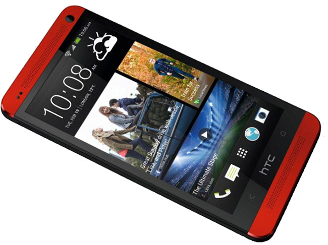 HTC One lansert i rødt