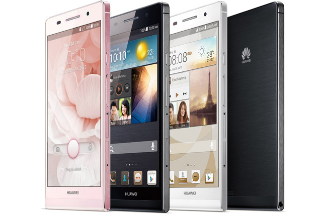 Huawei Ascend P6 annonsert