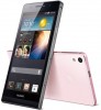 Huawei Ascend P6 rosa og sort