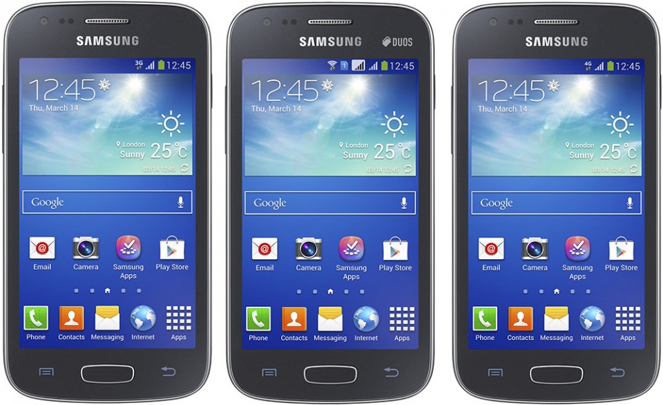 Samsung Galaxy Ace 3 LTE 3G og Duos