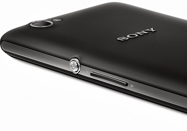 Sony Xperia M bakside