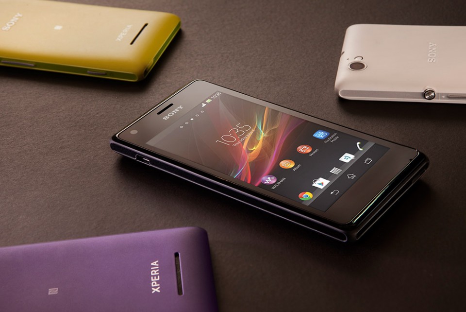 Sony Xperia M fargekombinasjon