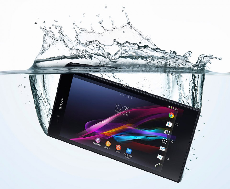 Sony Xperia Z Ultra vanntett