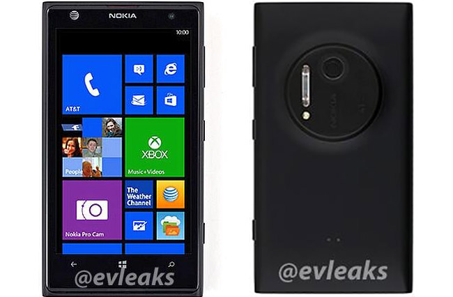 Nokia Zoom EOS front og bakside