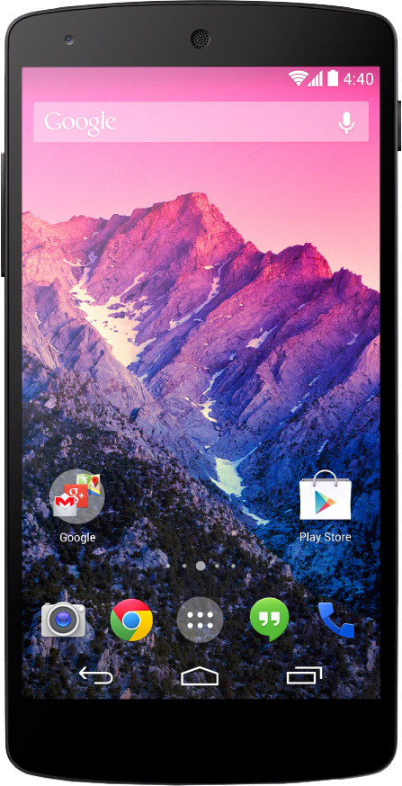 LG Nexus 5 forside